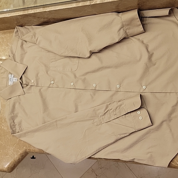 Croft & Barrow Classic Fit Button-down Shirt, 16-16-1/2; 34/35 - Picture 2 of 12